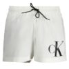 CALVIN KLEIN ПЛАВАТЕЛЬНЫЕ ШОРТЫ БЕЛЫЕ БЕЛЫЕ