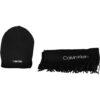 CALVIN KLEIN BLACK SCARF