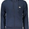 CAVALLI CLASS SWEATSHIRT WITH ZIP BLUE