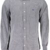 HARMONT & BLAINE LONG SLEEVE SHIRT BLUE