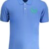 LA MARTINA BLUE SHORT SLEEVED POLO SHIRT