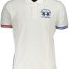 LA MARTINA WHITE SHORT SLEEVE POLO SHIRT