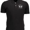 LA MARTINA BLACK SHORT SLEEVED POLO SHIRT