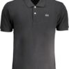 LA MARTINA BLACK SHORT SLEEVED POLO SHIRT