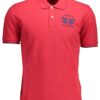 LA MARTINA RED SHORT SLEEVED POLO SHIRT