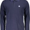 NORTH SAILS РУБАШКА ПОЛО С ДЛИННЫМ РУКАВОМ СИНЕГО ЦВЕТА