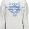PLEIN SPORT SWEATSHIRT WITHOUT ZIP WHITE