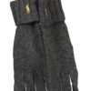RALPH LAUREN GRAY GLOVES