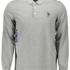U.S. POLO SHIRT LONG SLEEVE GRAY
