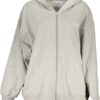 CALVIN KLEIN SWEATSHIRT WITH ZIP GRAY