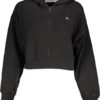CALVIN KLEIN BLACK ZIP SWEATSHIRT