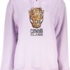 CAVALLI CLASS SWEATSHIRT WITHOUT ZIP PURPLE