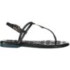 PATRIZIA PEPE BLACK SANDAL FOOTWEAR
