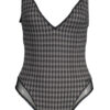 KARL LAGERFELD BEACHWEAR SWIMSUIT BLACK