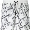 KARL LAGERFELD BEACHWEAR ПЛЯЖНЫЕ ШОРТЫ БЕЛЫЕ