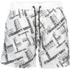 KARL LAGERFELD BEACHWEAR BEACH SHORTS WHITE
